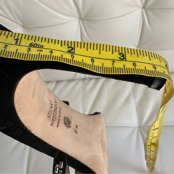 Stuart Weitzman Sabrine 100 embellished suede sandals ( Size 6.5) - Picture 7 of 10